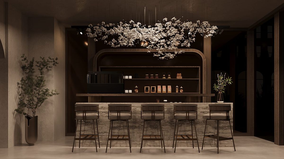 Restaurant and bar interior