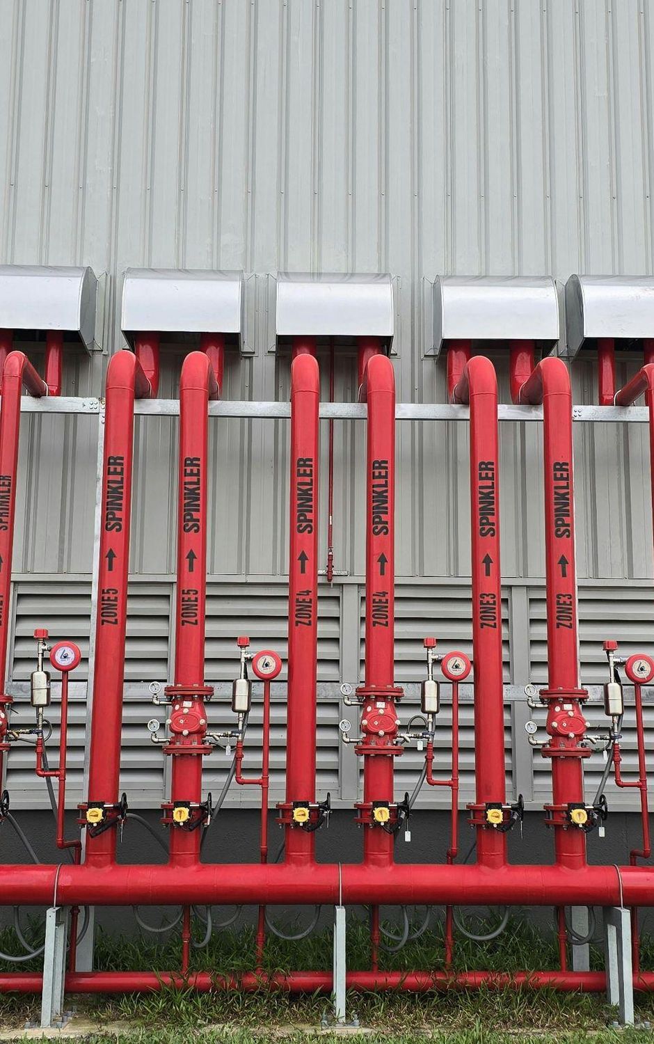 Fire-fighting pipework